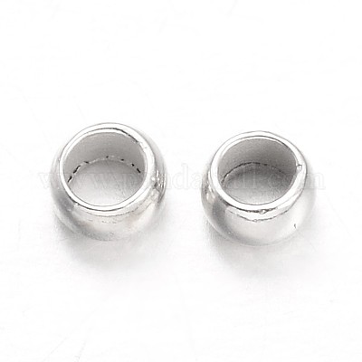 Зажимные бусины из латуни X-KK-L134-32P-1