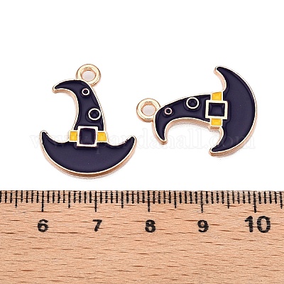 Подвески из сплава с эмалью на тему Хэллоуина ENAM-T020-07L-1