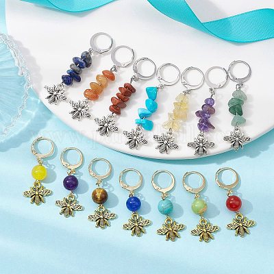 Подвеска в виде пчел из сплава HJEW-JM01308-1