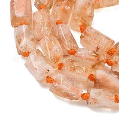 Природный цитрин бисер нитей&nbsp;G-C270-K13-1