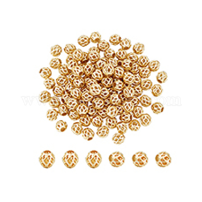 Латунные бусины KK-PH0004-36G-1