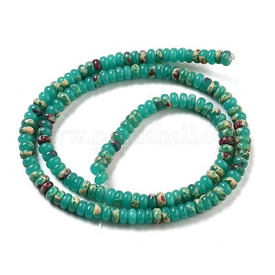 Окрашенные синтетические нити из имперской яшмы G-K343-C12-01-1