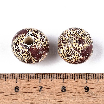 Набивные шима деревянные бусины WOOD-N017-01E-1