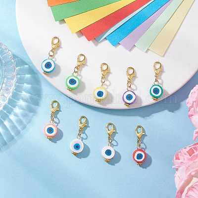 Кулон из полимерной глины ручной работы HJEW-JM04110-01-1