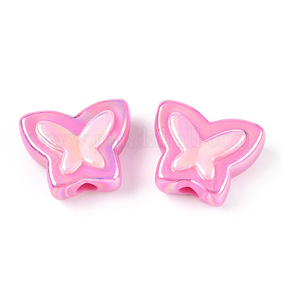 Акриловые бусины&nbsp;MACR-M040-01F-1