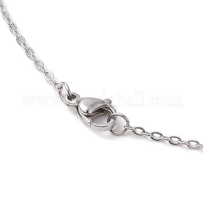 Ожерелья из нержавеющей стали NJEW-JN04834-1