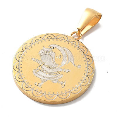 Рождественские ионное покрытие (IP) 304 подвески из нержавеющей стали STAS-Z098-40G-1