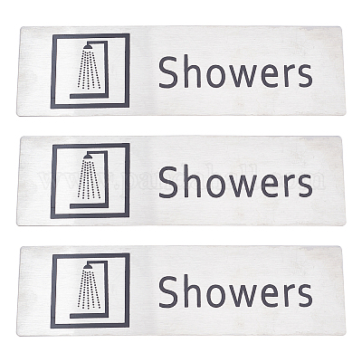 Наклейки-знаки из нержавеющей стали 430 STAS-GF0001-06E-1