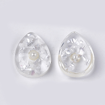 Кабошоны из полупрозрачной смолы CRES-T014-18E-1