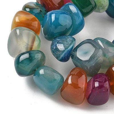 Природный агат бисер нитей G-H295-B01-16-1