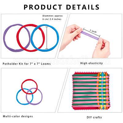 Wholesale PandaHall Loom Potholder Loop Kit 