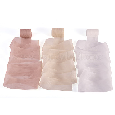 3 рулон 3-х цветной складчатой полиэстеровой ленты OCOR-TA0002-98C-1