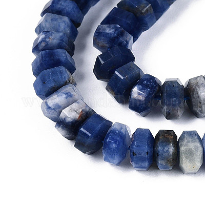 Природный содалит бисер нитей&nbsp;G-N357-14A-03-1