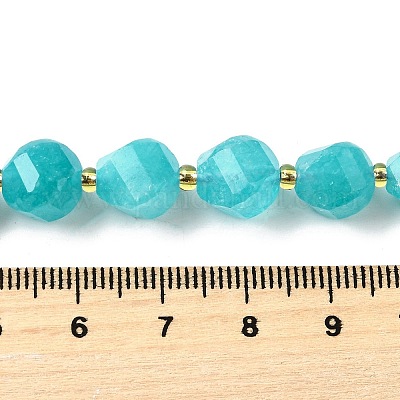 Нити бусин из натурального кварца окрашенные G-U023-A02-17-1