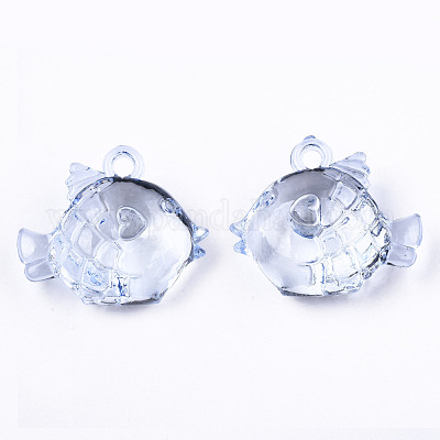 Pendentifs en acrylique transparent &nbsp;TACR-T005-24-1