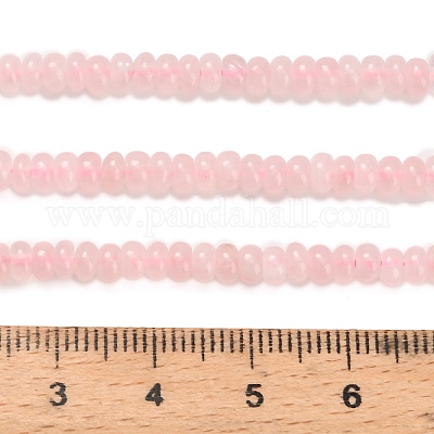 Природного розового кварца нитей бисера G-Z110-B18-2x4mm-1