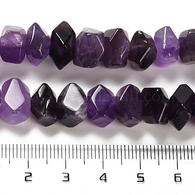 Natürlichen Amethyst Perlen Stränge&nbsp;G-N327-05-18-1