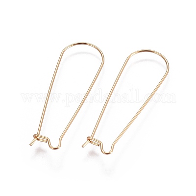 Фурнитура для сережек-колец из нержавеющей стали 304 X-STAS-E464-05G-1