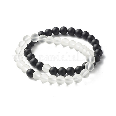 Wholesale Synthetic Quartz Crystal Beads and Synthetic Black Stone