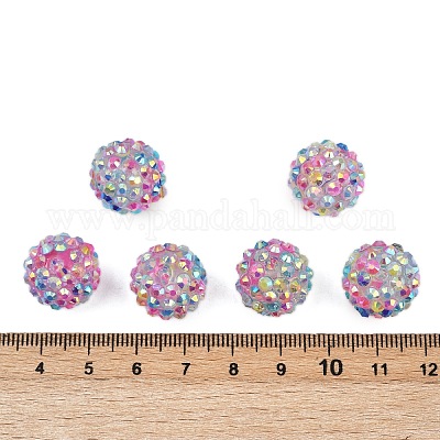 AB-цвет смолы горный хрусталь бисер RESI-S315-14x16-11-1