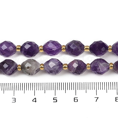 Natürlichen Amethyst Perlen Stränge&nbsp;G-N342-149G-1