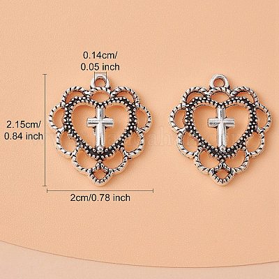 Сплавочные подвески тибетского стиля TIBE-YW0001-43-1