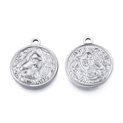 Подвески из нержавеющей стали 201 STAS-N098-200P-1