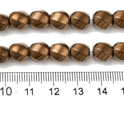 Гальванические немагнитная синтетический гематит бисер пряди G-P518-05H-01-1