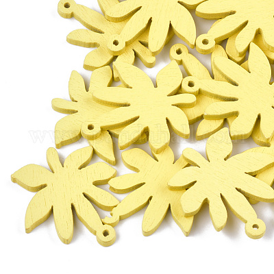 Расписные подвески из тополя WOOD-S045-066F-1