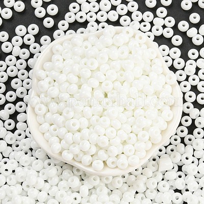 Стеклянные бусины с имитацией нефрита SEED-Z001-A-B01-1