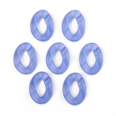 Transparentem Acryl Verknüpfung Ringe OACR-T024-01-K05-1
