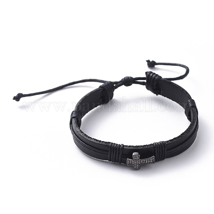 Bracelets cordon unisexe réglable BJEW-JB04702-01-1