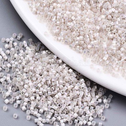 11/0 Grade A Baking Paint Glass Seed Beads SEED-S030-0371-1