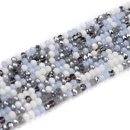 Glass Beads Strands GLAA-F106-C-21-1
