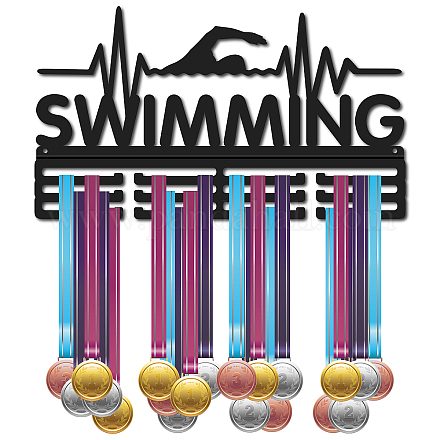Creatcabin - Colgador de medallas de natación AJEW-WH0356-005-1