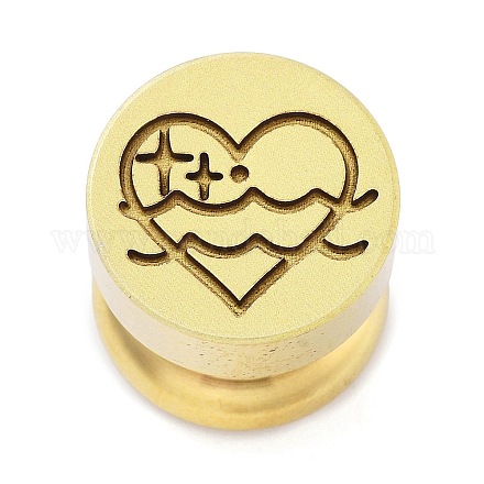Созвездие золотистый тон восковая печать латунные штамповые головки STAM-P002-02G-10-1