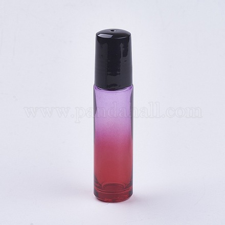 Bouteilles à billes vides d'huile essentielle de couleur dégradée en verre de 10 ml X-MRMJ-WH0011-B04-10ml-1