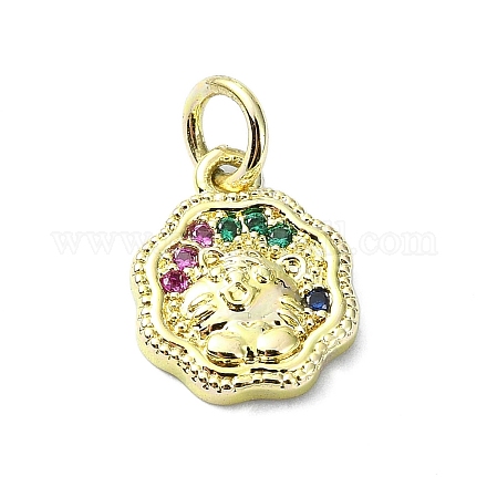 Латунные подвески из микро-паве KK-H475-18G-01-1