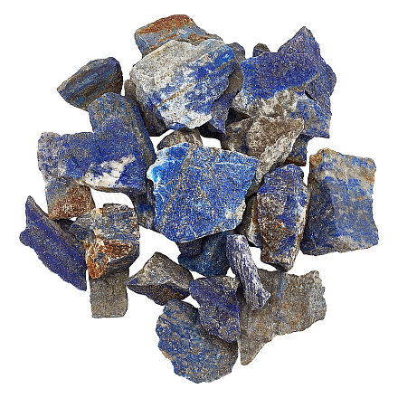 AHANDMAKER Natural Lapis Lazuli Raw Stones & Fountain Rocks G-GA0001-35-1