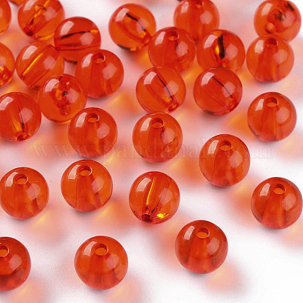 Perles en acrylique transparente MACR-S370-A10mm-726-1