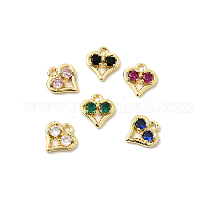 Латунные микро проложить кубического циркония подвески KK-L258-11-1