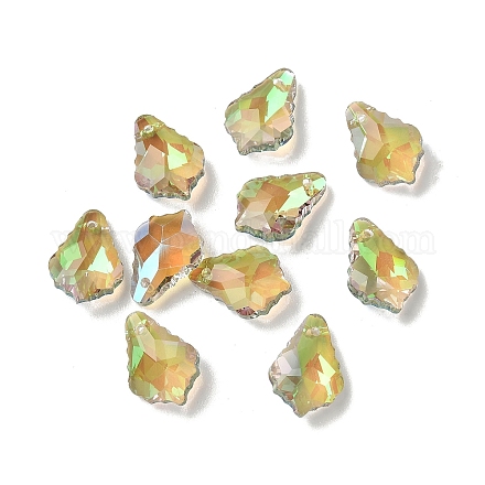 AB цвет гальваническим Гальваническим стеклянные подвески EGLA-O003-06C-14-1