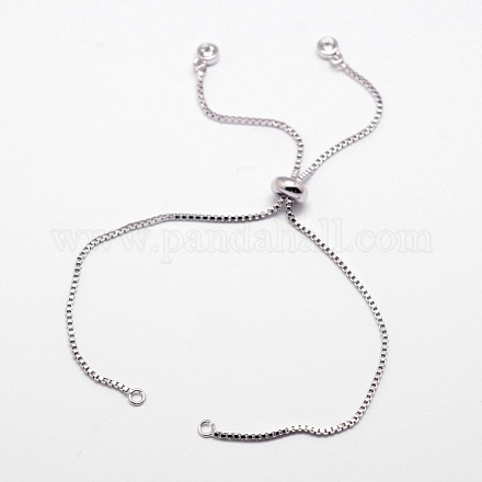Bracelet de chaîne en laiton boîte de fabrication de bracelet KK-E711-051P-NR-1