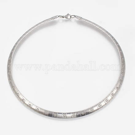 304 Stainless Steel Chain Necklaces STAS-Q226-02-6mm-1
