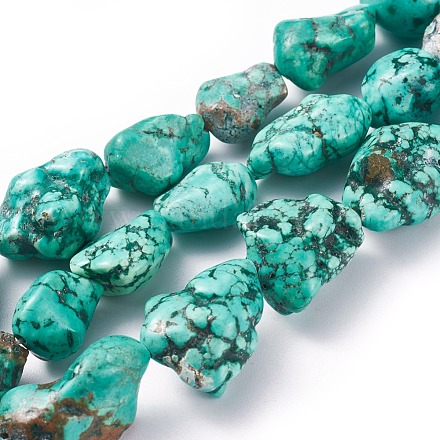 Natural Magnesite Beads Strands G-G782-15A-1