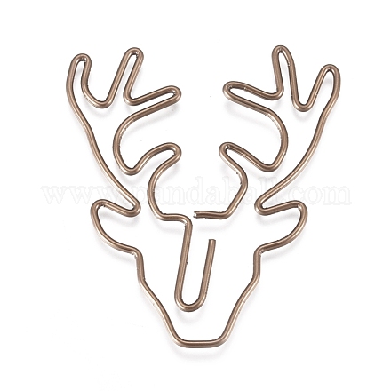 Antler Shape Iron Paperclips TOOL-L008-004O-1