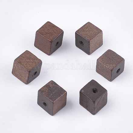 Painted Natural Wood Beads WOOD-T021-07C-1