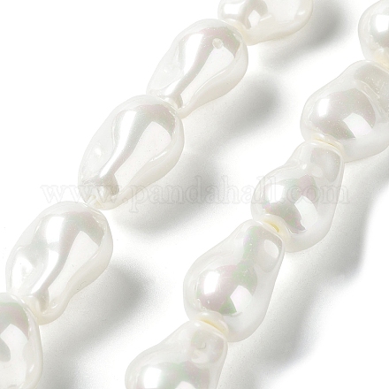 Perles de perles de coquille galvanoplastie BSHE-G035-01A-05-1