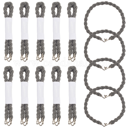 16 шт. полиэстеровые скрепки с железным крючком&nbsp;AJEW-SP0001-63D-1