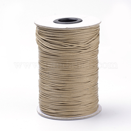Cordes en polyester ciré coréen tressé YC-T002-0.8mm-111-1
